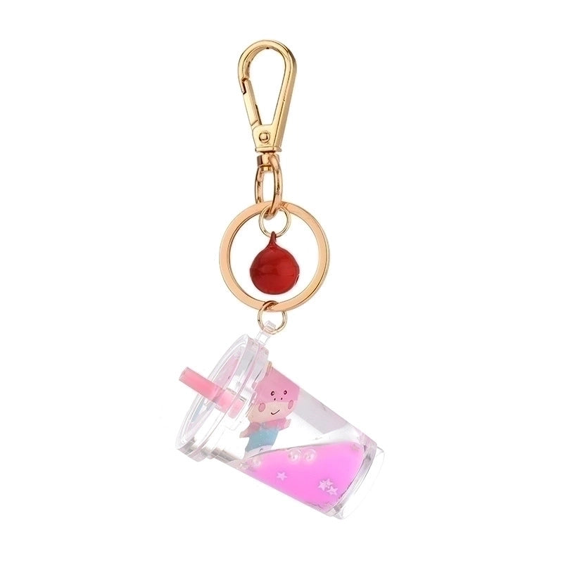 Cute Cow Bell Keychain