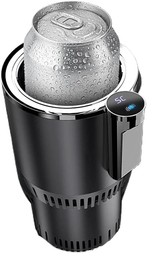 2-in-1 Smart Car Cup Mug Holder, Auto Car Cooling and Heating Cup Holder