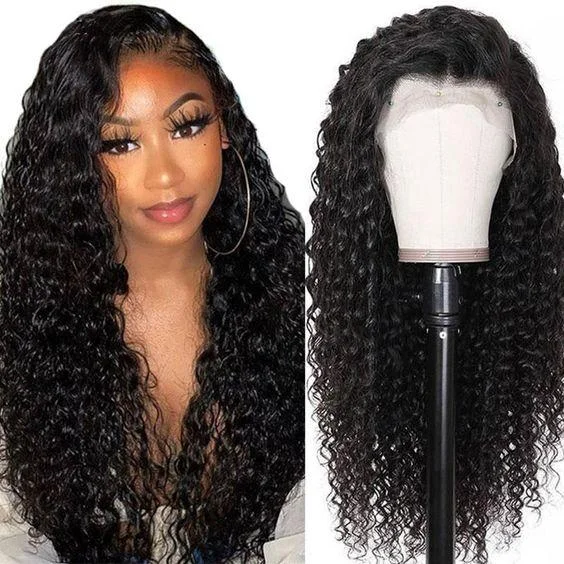 FREE SHIPPING YVONNE Italian Curly 5*5 / 6*6 / 13*4 Lace Front Wigs With Baby Hair Around 