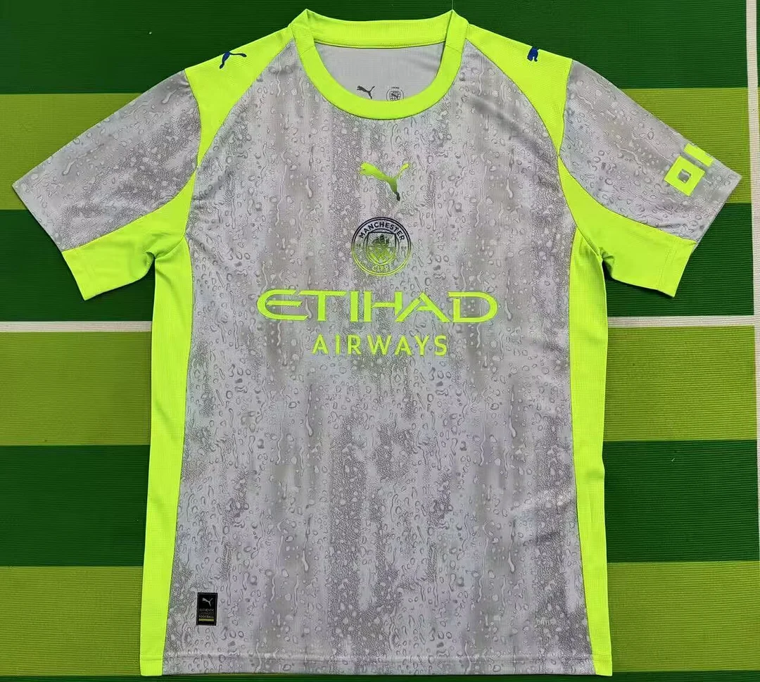 25/26 Manchester City Third Away Football Shirt Thai Quality