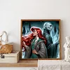 Diamond Painting -5D Full Round Drill Ariel and Voldemort(40x40cm)