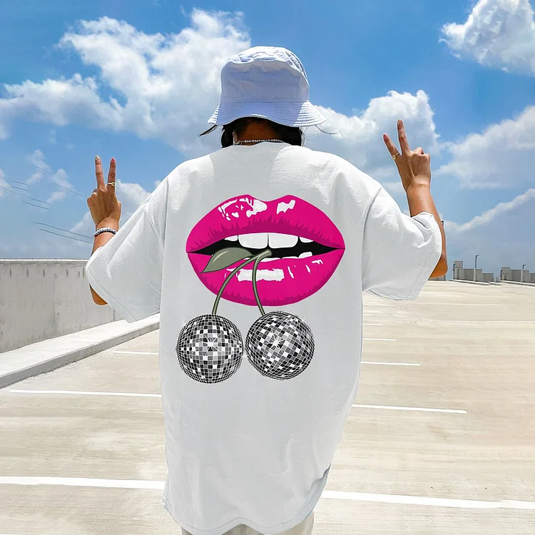 Disco Ball Cherry Women's T-shirt