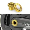 Titanium Alloy Crank Bolt Locking Screw W/ Bike Crank Arm Cap Fixing Crank Screw