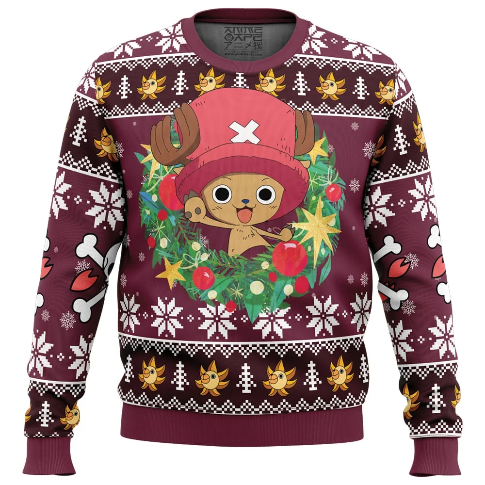 Christmas Tony Tony Chopper One Piece Ugly Christmas Sweatshirt
