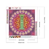 >SALE<5D DIY Full Round Drill Diamond Painting Mandala Letter I Kit Home Decor 30x30cm