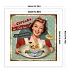 Retro Billboard-11CT Stamped Cross Stitch 40*40cm/15.75*15.75in tapestrymarket