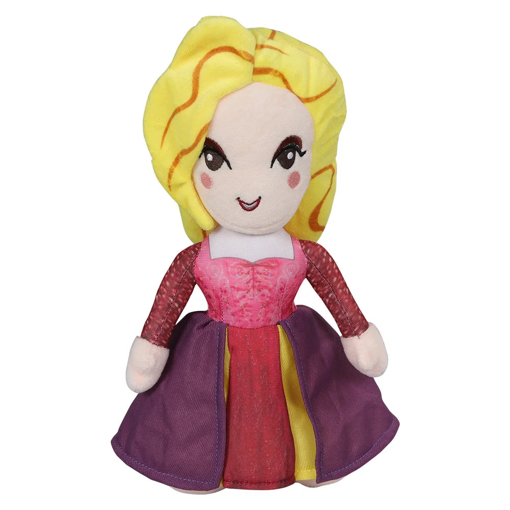 Movie Hocus Pocus Sarah Sanderson Cosplay Plush Toys Cartoon Soft Stuffed Dolls Mascot Birthday Xmas Gift