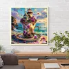 Seaside Teacup Castle-Full Round Diamond Painting 40*40CM