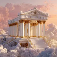 Temple Above Clouds - Diamond Painting