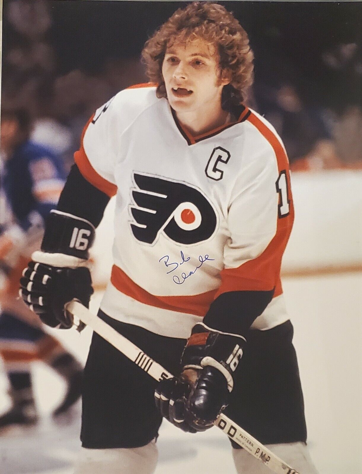 Autographed 16X20 BOBBY CLARKE Philadelphia Flyers Photo Poster painting - w/COA