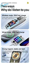 Magnetic Power Bank 6000 Classic Games Nostalgic Retro Game Power Bank HD Magnetic Handheld Game Console