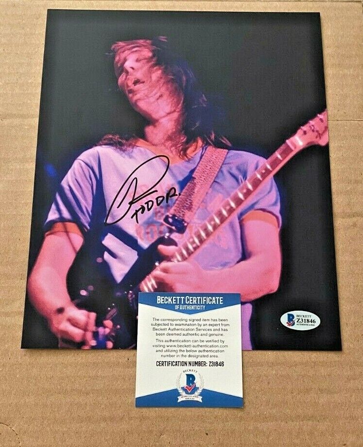 TODD RUNDGREN SIGNED MUSIC 8X10 Photo Poster painting BECKETT CERTIFIED BAS #3