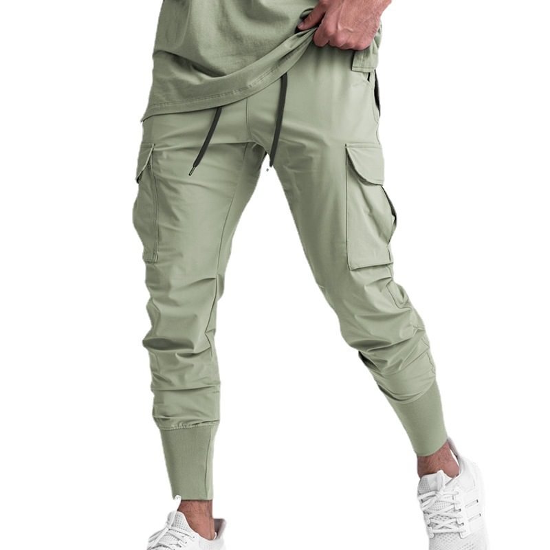 Men's Causal Sporty Drawstring Waist Quick-dry Pants