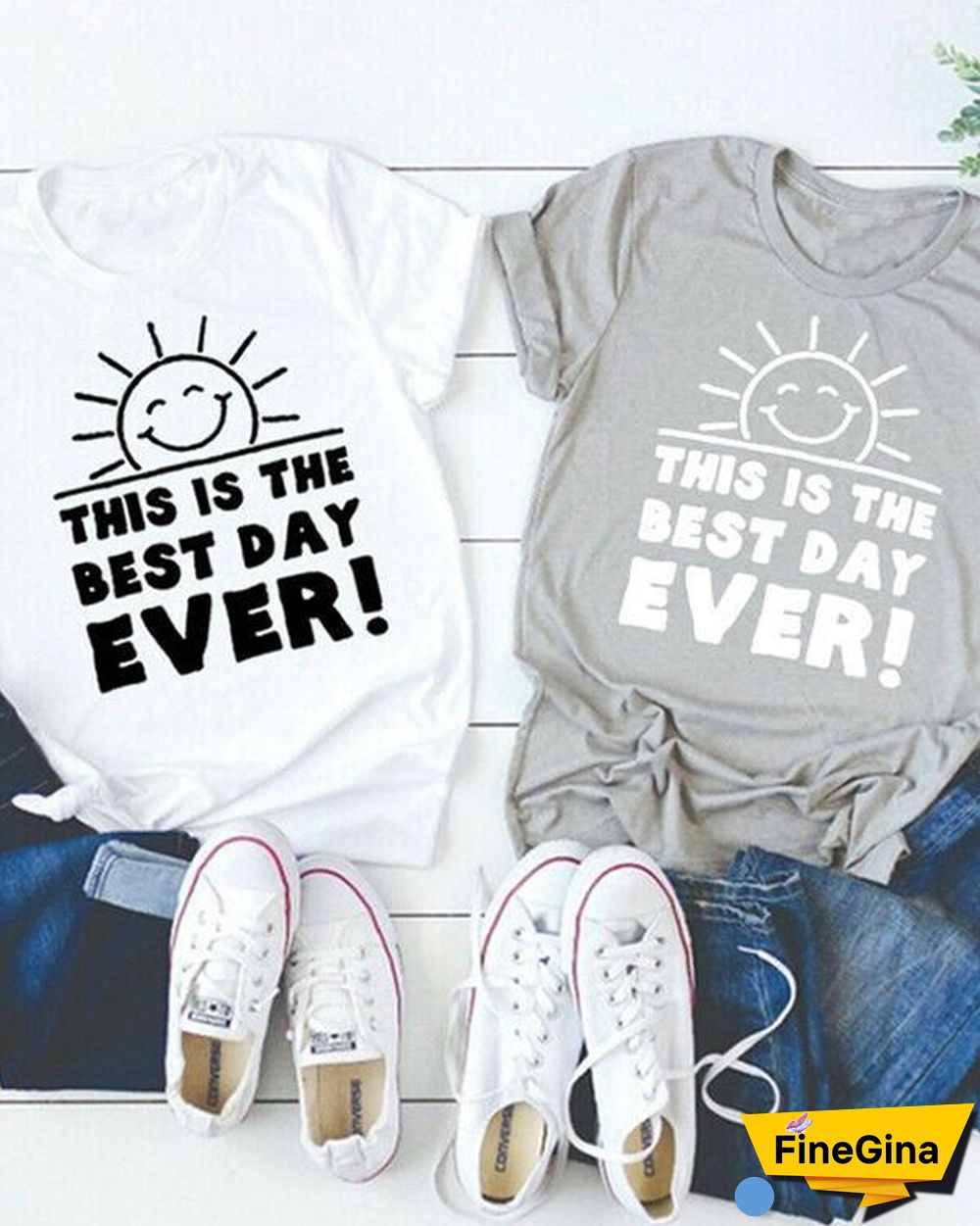 Vintage Short Sleeve Sun Letter Printed Plus Size Casual Tops Shirt