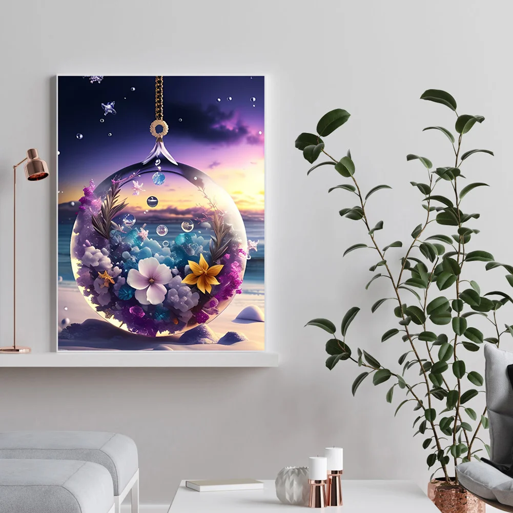 Diamond Painting - Full Round Drill - Flower Beach(30*40cm)