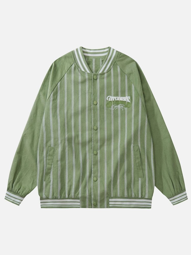 Stripe Varsity Jacket