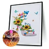 Diamond Painting-DIY Crystal Rhinestone Sunflower Butterfly High Heel