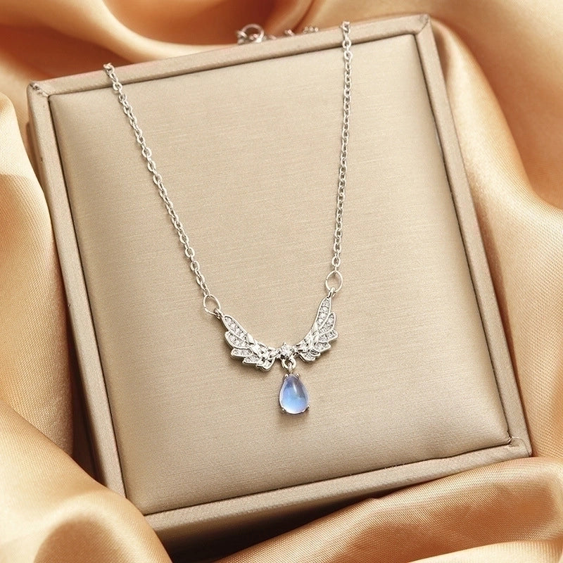 2 Pieces Titanium Steel Vintage Style Tassel Plating Doll Constellation Crown Pendant Necklace