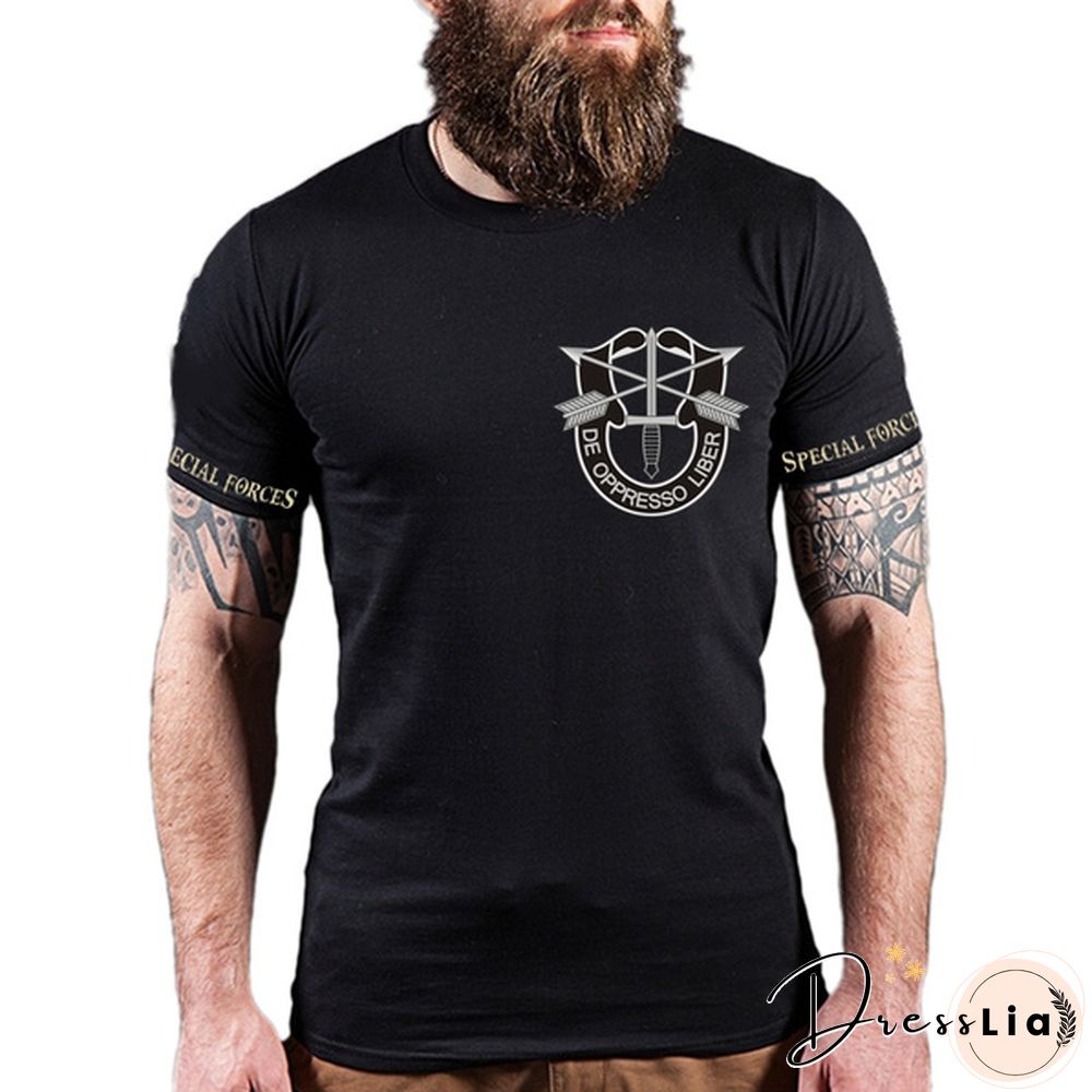 Special Forces Yea Though I Walk Through The Valley of The Shadow of Death T Shirt