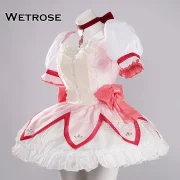 [Wetrose] In Stock Kaname Madoka Magic Girl Puella Magi Magica Cosplay Costume Wig Full Set