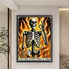 Halloween Skeleton-11CT Stamped Cross Stitch 50*65cm/19.69*25.59in(Big Size)
