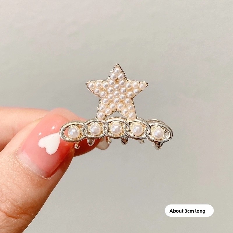 Sweet Butterfly Alloy Plating Inlay Artificial Pearls Rhinestones Hair Claws