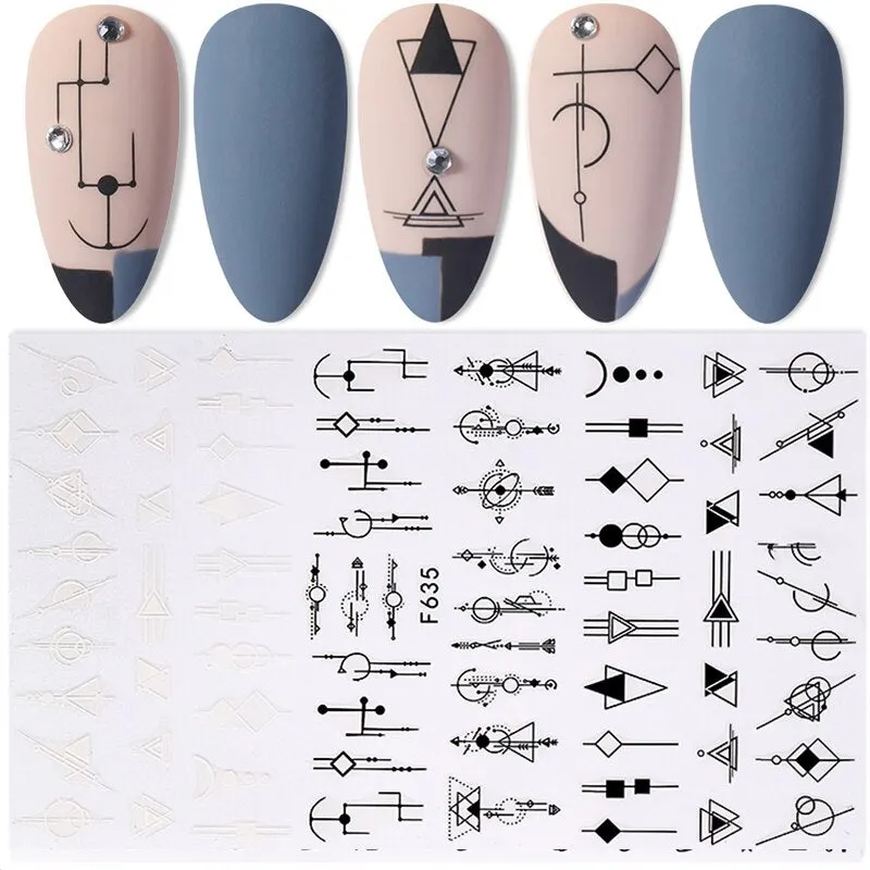 Spring 3D Embossed Floral Nail Sticker Adhesive Plants Leaves Flowers Fruit Transfer Sticker Decals Nail Art Decoration-Nail Inspo
