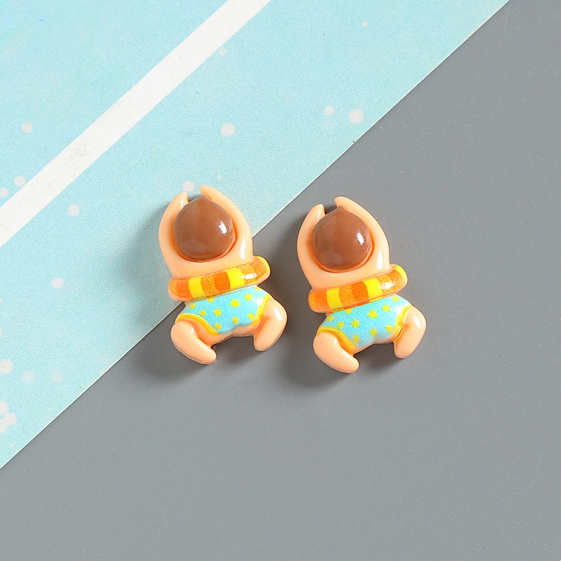 Mini Swimming Figurines Resin Charms