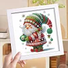 5D DIY Partial Special Shaped Drill Diamond Painting Kit Goblin Decor With Frame Kit 18x18cm