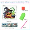 Diamond Painting - Partial Special Shaped Drill - Halloween Pumpkin(Canvas|30*30cm)