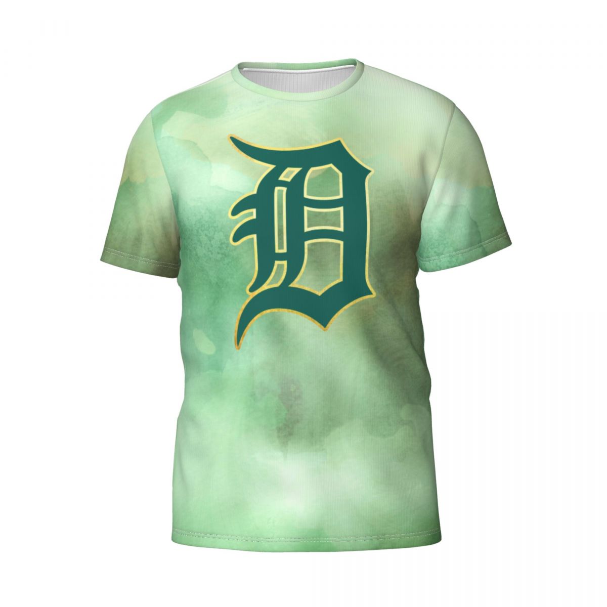 Detroit Tigers St Patrick's Day Men's Short Sleeve Shirt