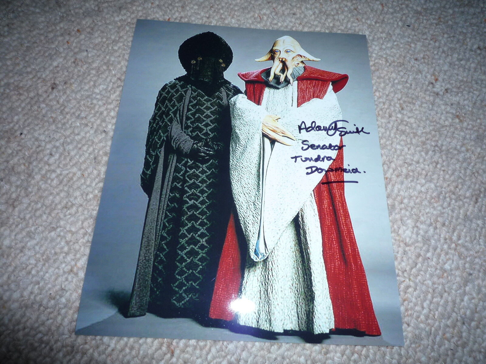 ADAM J SMITH signed autograph In Person 8x10 (20x25cm) STAR WARS Tundra Dowmeia