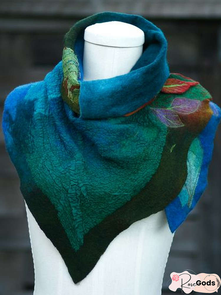 Color-Block Casual Scarf