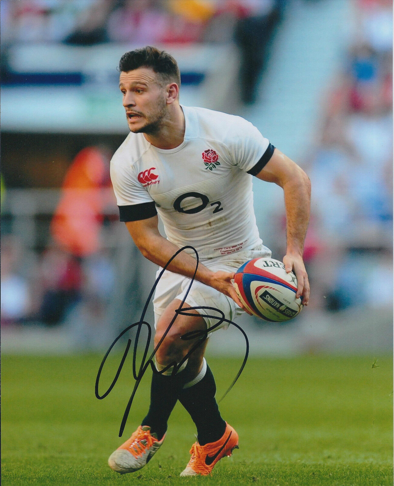 Danny CARE Signed Autograph 10x8 Photo Poster painting AFTAL COA RUGBY Union England 6 Nations