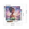 Diamond Painting -DIY Round Drill Princess Tiana
