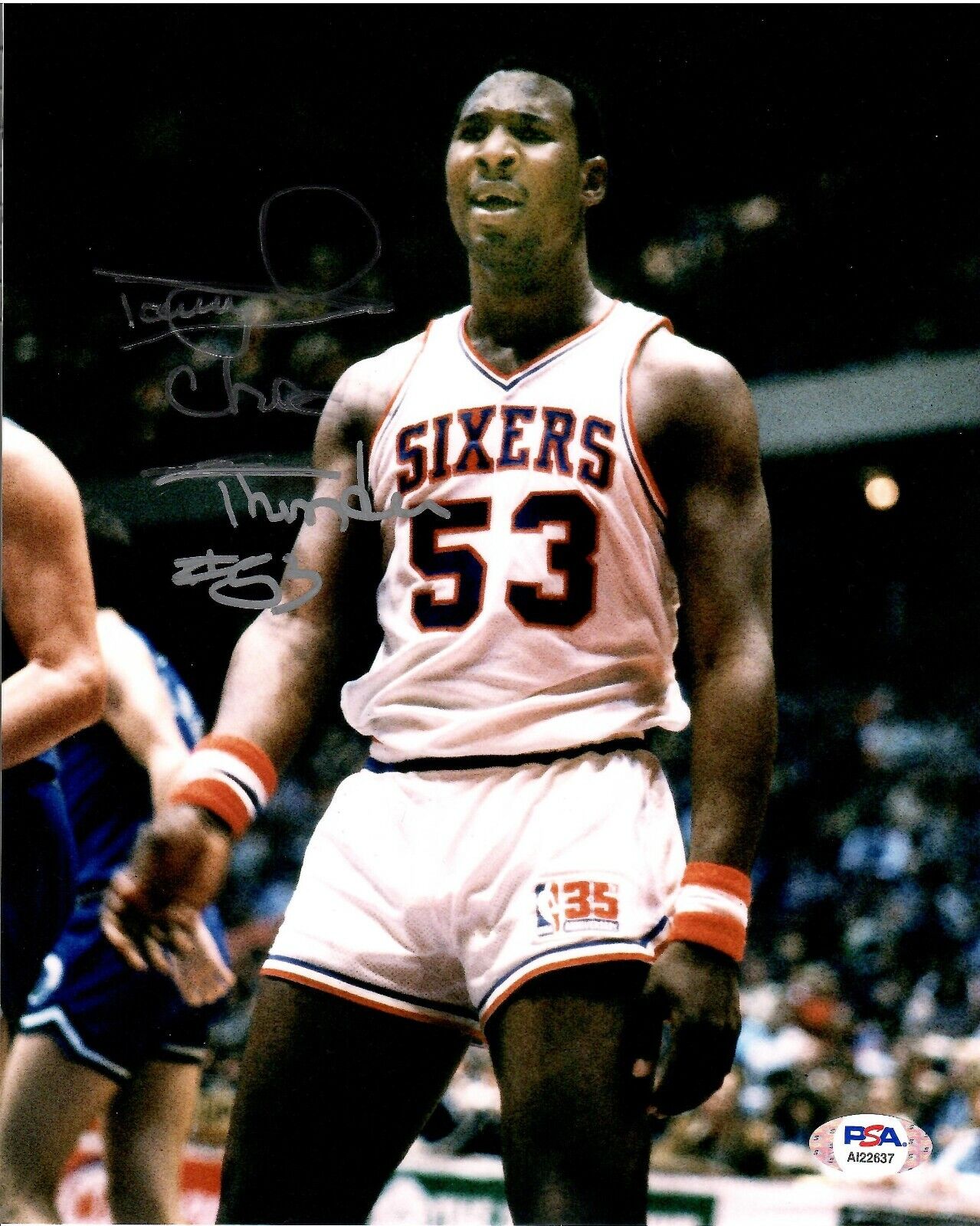 Darryl Dawkins autographed signed inscribed 8x10 Photo Poster painting Philadelphia 76ers PSA