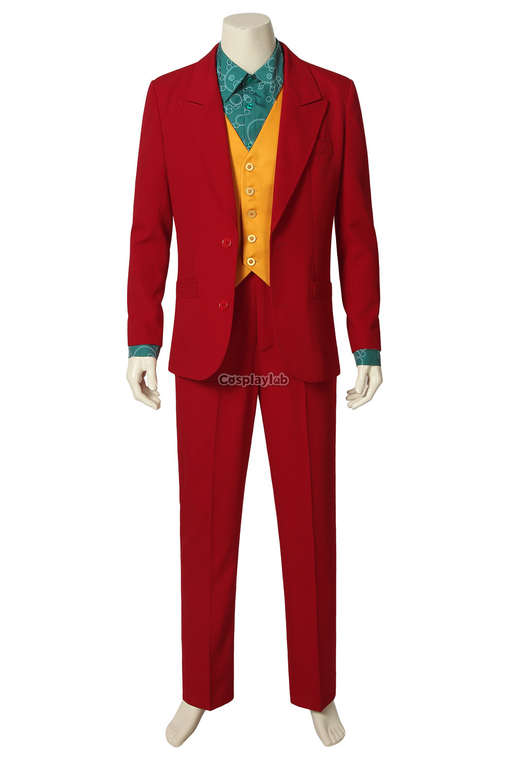 Arthur Fleck Red Outfit Cosplay Costume