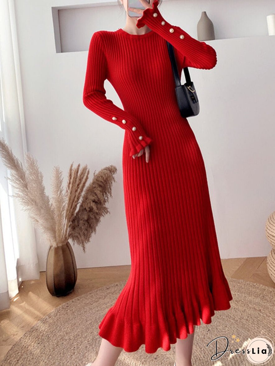 Effortless and Chic winter Dress