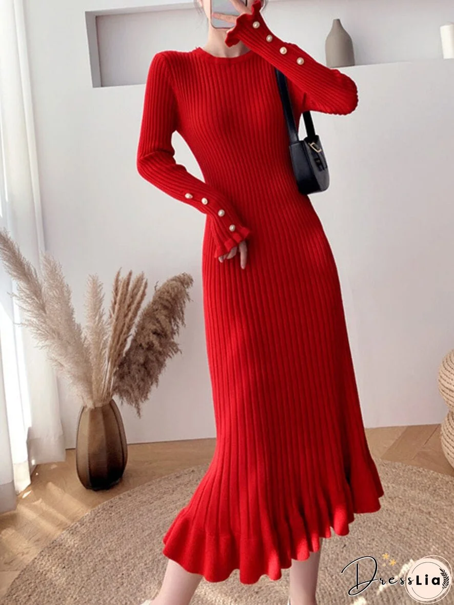 Effortless and Chic winter Dress