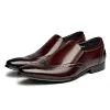 Men's Luxury Wingtip Leather Loafers