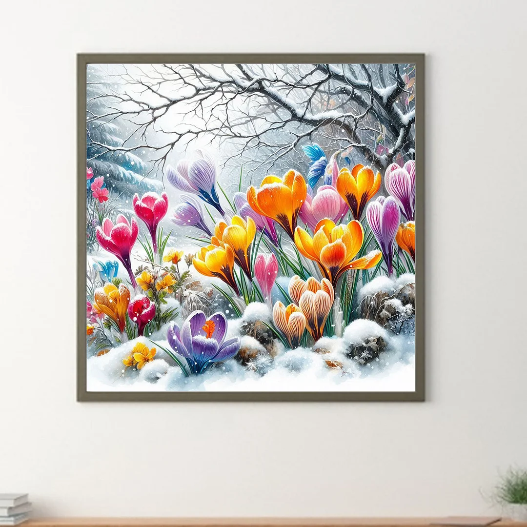 Diamond Painting - Full Round Drill - Flowers(Canvas|40*40cm)