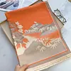 Nature Moutain Water Flower Shawl Scarf