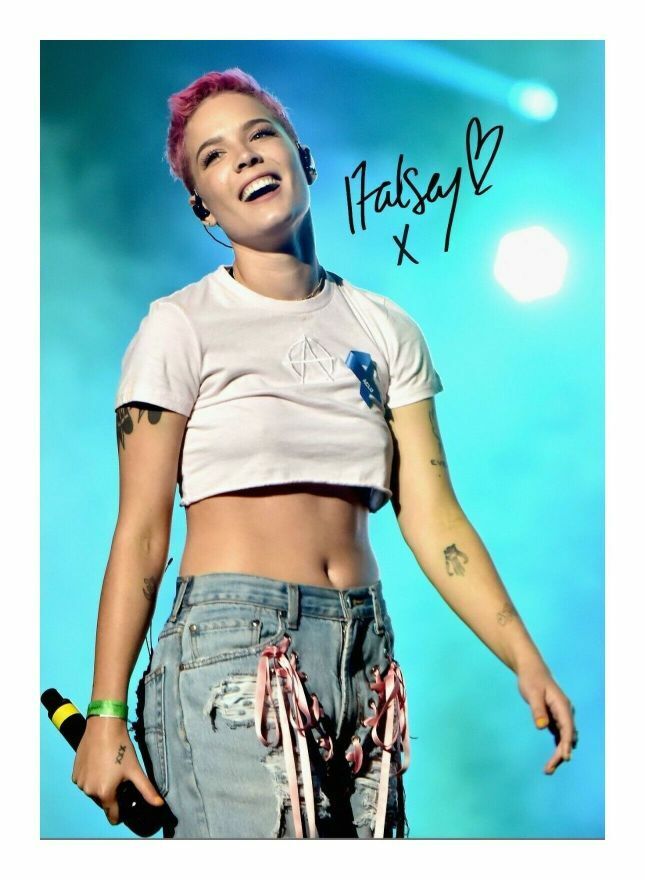 HALSEY AUTOGRAPH SIGNED PP Photo Poster painting POSTER