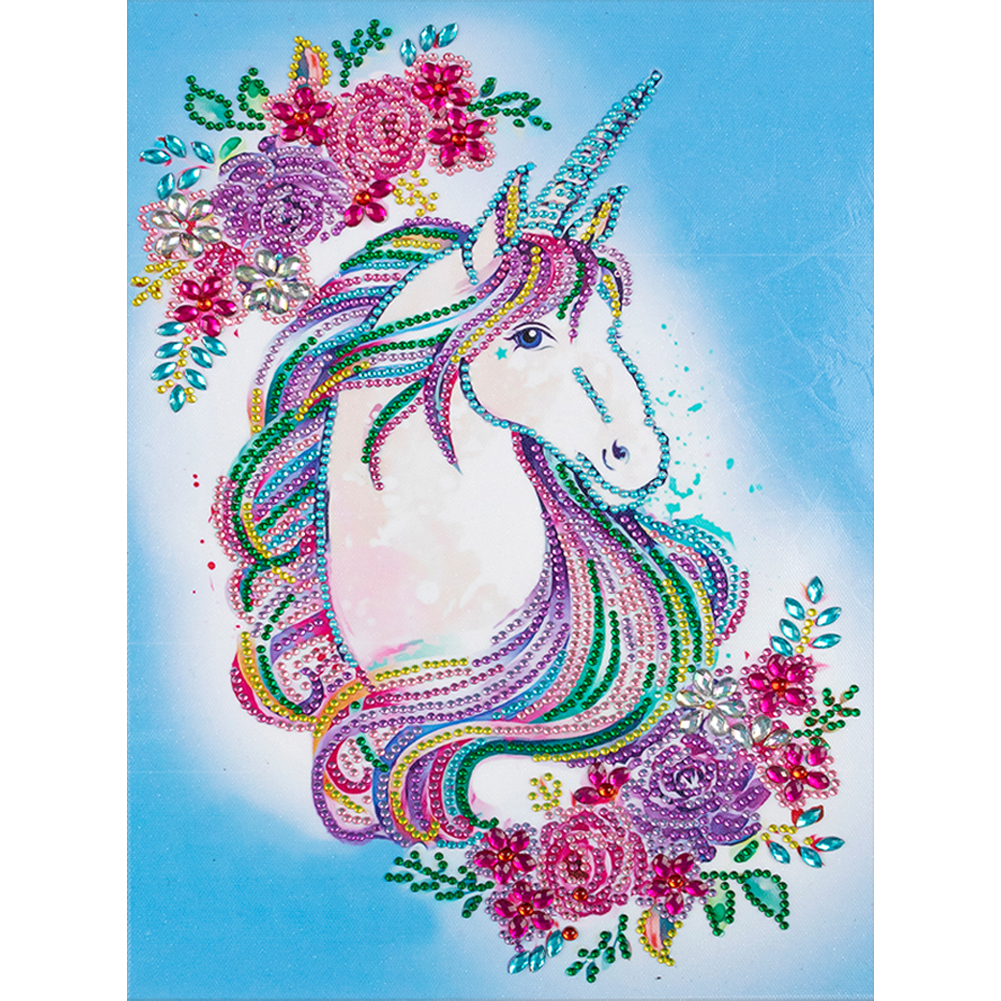 

Horn Horse - Special Shaped Diamond Painting - 30*40CM, 501 Original