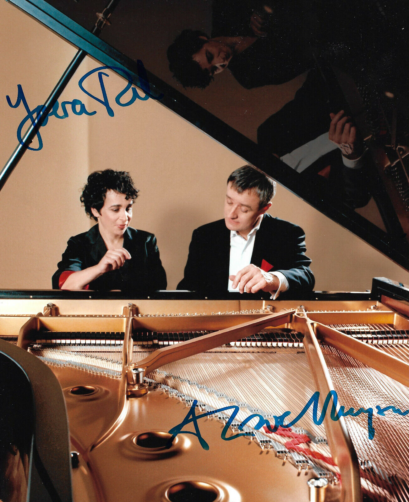 Tal & Groethuysen Pianoduo signed 8x10 inch Photo Poster painting autographs