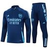 Joyfball 2024/2025 Arsenal Half-Pull Training Suit Royal Blue Football Shirt 1:1 Thai Quality