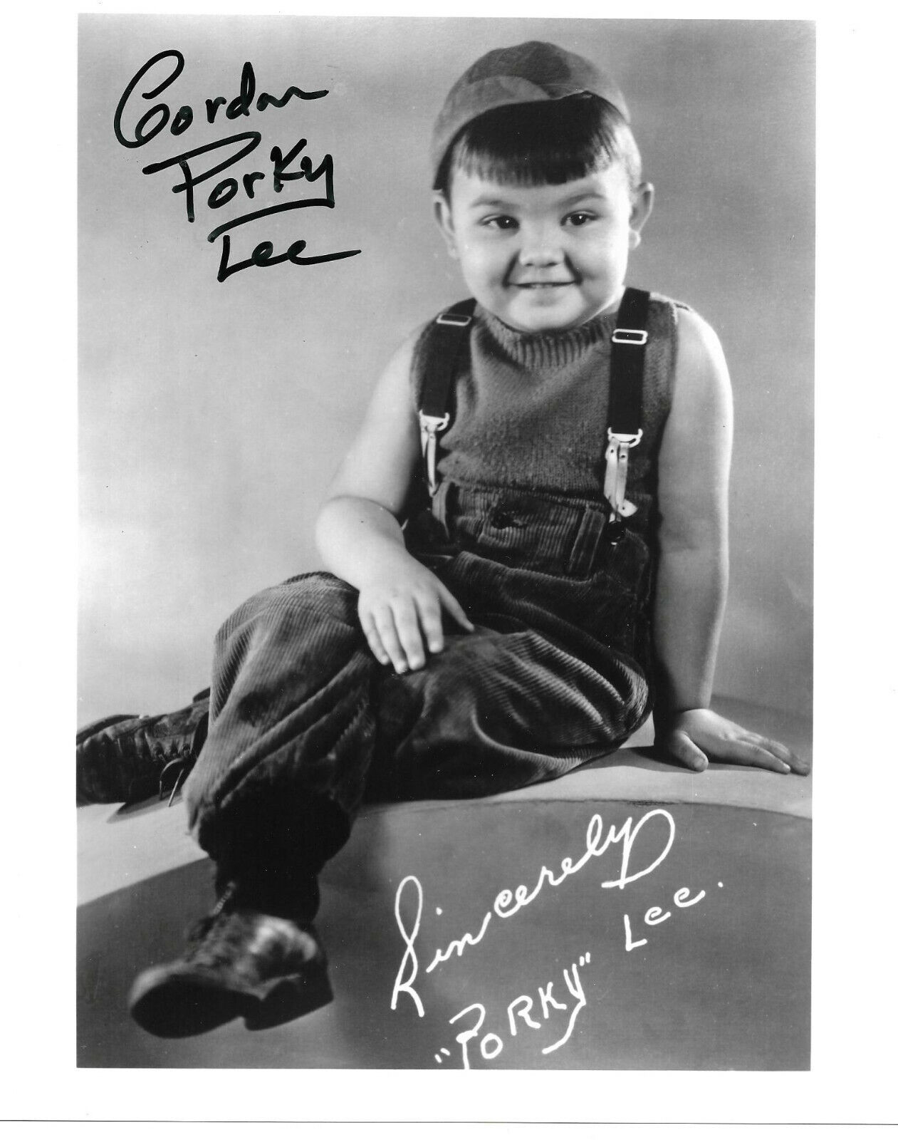 Gordon Lee Authentic Signed 8x10 Photo Poster painting Autographed, Porky, Our Gang, Actor