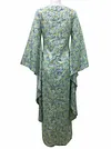 Vintage Colorful Printed Maxi Dress