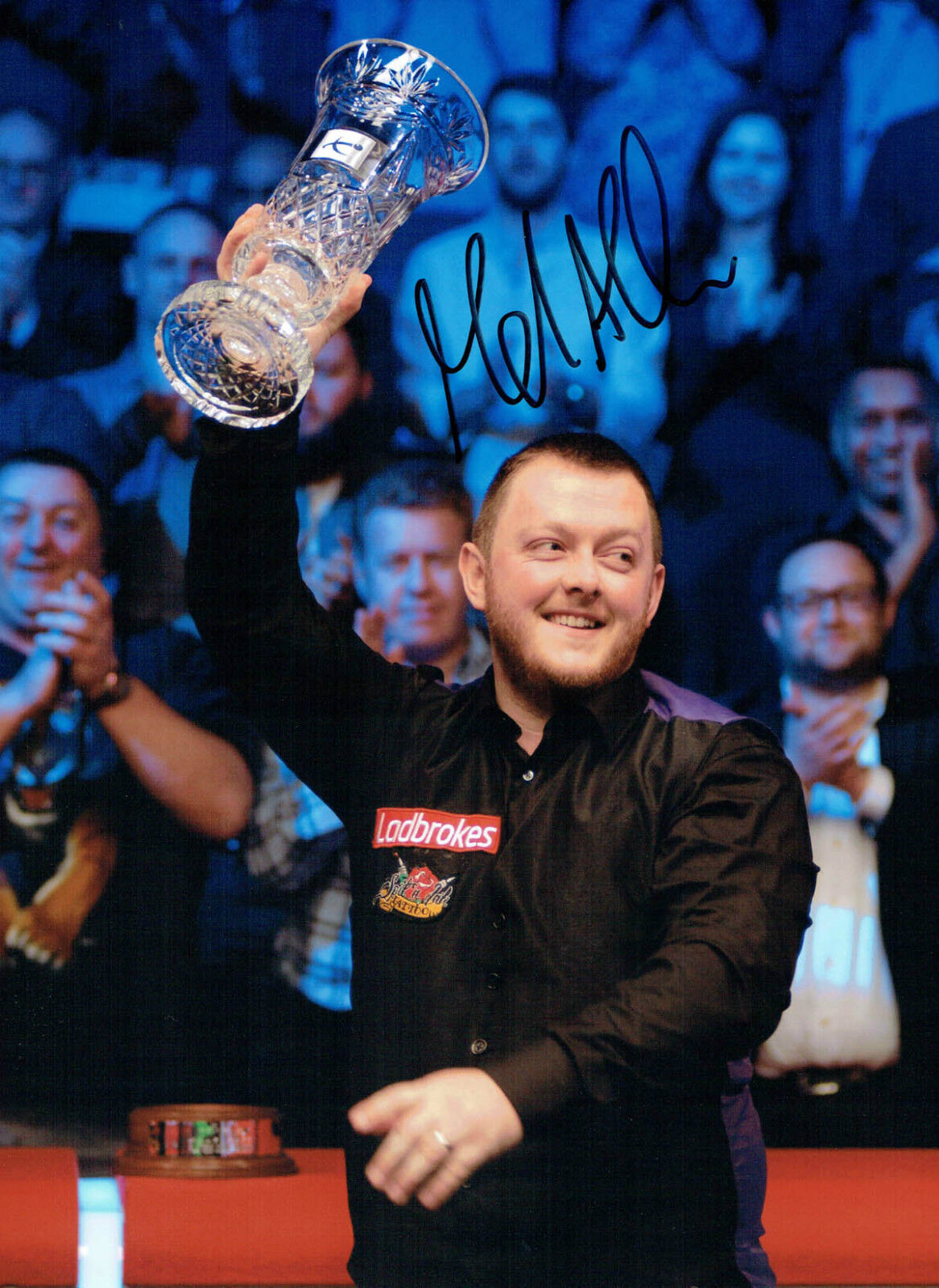 Mark ALLEN AUTOGRAPH Signed 16x12 Photo Poster painting B AFTAL COA SNOOKER Player Sheffield