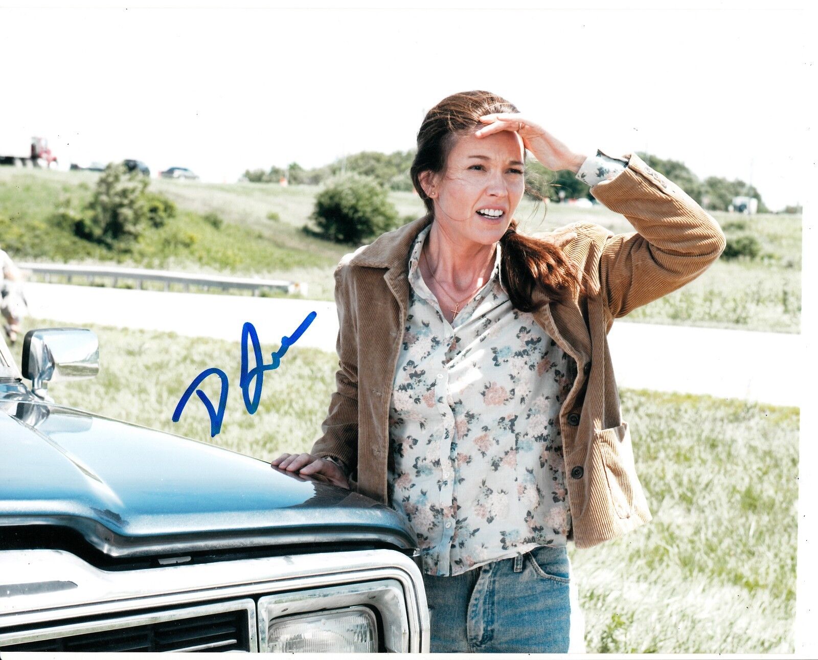 DIANE LANE SIGNED MAN OF STEEL Photo Poster painting UACC REG 242 (1)